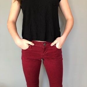 cranberry jeans